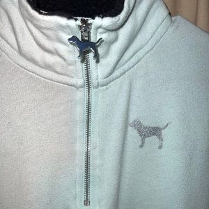 Victoria’s Secret pink x-small 3/4 pullover hoodie crew neck